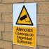 A4 External CCTV Warning Sign (Spanish Language)