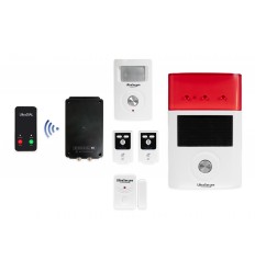 UltraDIAL Battery Covert 4G Alarm with 1 x PIR, 1 x Contact & Outdoor Wireless Siren