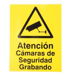 External CCTV Warning Sign Italian Language 