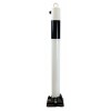 900-76 White & Black Fold Down Parking Post