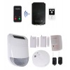 HY Solar Wireless Siren 4G Alarm Kit 6 with Battery 4G Dialler