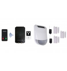 HY Solar Wireless Siren House Alarm Kit 1 with Battery 4G Dialler