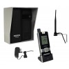 Wireless Gate & Door Intercom (UltraCom2 No Keypad) Black with Silver Hood 