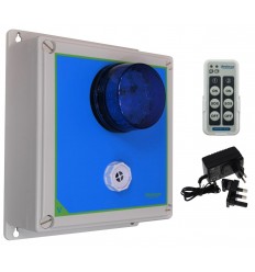 2 channel wireless Protect-800 receiver with adjustable siren & blue strobe