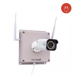 4G controller IP65 + 4K camera / smart detection / 30m night vision / IP66 + SD card (UltraCAM)