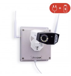 4G controller IP65 + 4K camera / smart detection / 30m night vision / IP66 + SD card (UltraCAM)