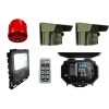 Floodlight & Adjustable Siren Long Range Wireless Driveway PIR Alarm 
