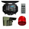 Long Range Wireless Driveway PIR Alarm with Outdoor Receiver & Adj Siren