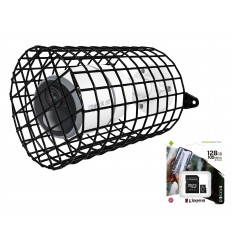 4G battery camera with unique steel cage - 4K image quality - smart detection - IP65 - 128 GB SD card - Reolink Go G340