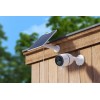 4G Battery Camera & white Solar Panel - 4K (8MP) / Smart Detection / Black & White Night Vision / IP65 / 128GB (Reolink Go G340)