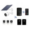 Battery GSM UltraDIAL Alarm with 2 x Outdoor BT PIR's & 1 x Battery 4G Camera Kit
