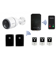 Battery 4G UltraDIAL alarm with 2 x outdoor BT PIR's & 1 x battery 4K 4G quality camera with smart detection