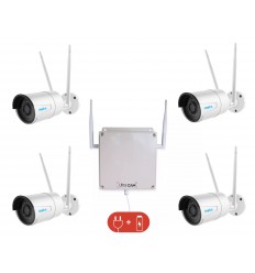 IP65-resistant 4G control box + 12V transformer + backup battery - customisable kit (UltraCAM)