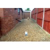 Unique Removable Wooden Effect Solar Bollards with Flashing LED's
