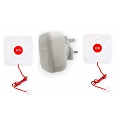 HY 2 x pull cord wireless SOS alarm