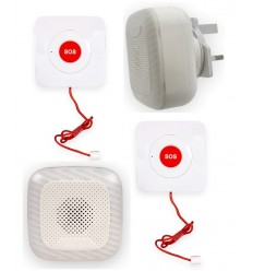 HY twin pull cord wireless SOS alarm kit