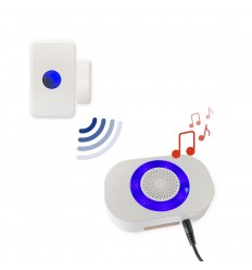 Long range wireless doorbell (700m) – IP56 weatherproof standalone button with long distance chime (HEYO)