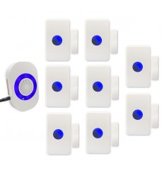 Heyo-Alert wireless receiver & 8 x multi use transmitters - kit 11