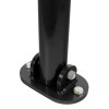 610 Black Fold Down Parking Post, HI-VIS Reflective Bands (001-** K/D, 001-** KA)