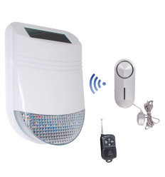 Solar wireless water alarm – flood/leak detection system with solar siren & remote control (HY)