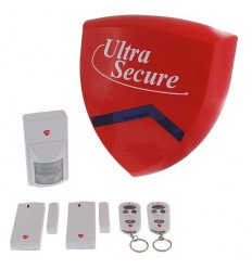 Battery Smart Alarm Siren & Flashing Strobe BC Alarm System