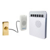 Long Range Wireless Doorbell Brass Push Button