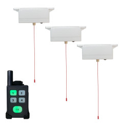 Wireless portable disabled toilet (600 metre) alert system with 3 pull cords (DA600+)