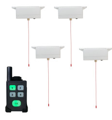 Wireless portable disabled toilet (600 metre) alert system with 4 pull cords (DA600+)