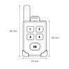 Wireless Portable Disabled Toilet (600 metre) Alert System (DA600+)
