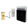 Long Range Wireless Doorbell Brass Push Button