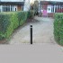 H/D Removable Round Black Security Post