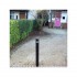 H/D Removable Round Black Security Post fitted onto a Driveway