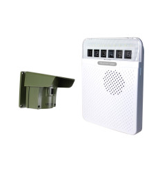 Long range wireless driveway alert (800m) – battery powered motion detector with white receiver (Protect 800)