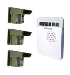 Protect 800 driveway alert system - 3 x PIR's with new multiple lens caps