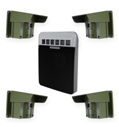 Protect 800 driveway alert system - 4 x PIR's with new multiple lens caps - black