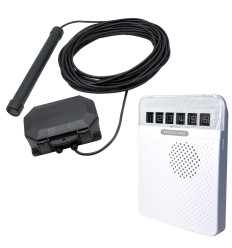 Wireless vehicle detecting alarm system (800m) – magnetic probe with white internal receiver (Protect 800)