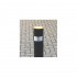 Stainless Steel Reflective Strip, for the Static Black Steel Bollard (front view).