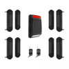 Fully Wireless Perimeter Beams & Siren & Strobe Security System.