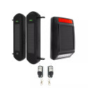 Fully Wireless Perimeter Beams & Siren & Strobe Security System.