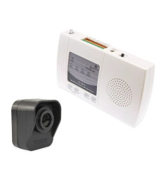 600m wireless garden & driveway alarm kit – 1 battery powered PIR sensor, 4 channel indoor receiver (DA600+)