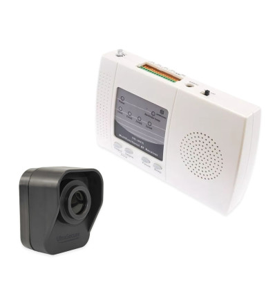 600m Wireless Garden & Driveway Alarm Kit – 1 Battery PIR Sensor with Dual Solar Panels, 4 Channel Indoor Receiver (DA600+)