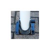 Rear view of the base, for the 900RW-(76) Fold Down Parking Bollard 
