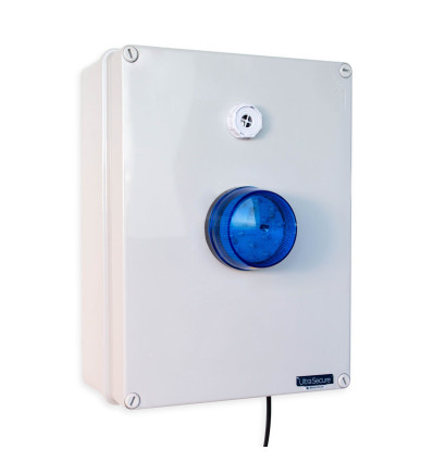 Wireless Lockdown Control Box with Blue Strobe & Multi-Tone Siren