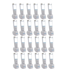 24 pack mains plug-in power failure LED torch – automatic emergency light & rechargeable torch