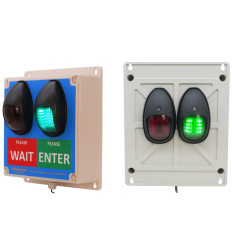 Green & Red Double Sided Wireless Door Entry Lights