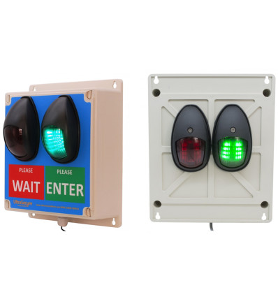 Green & Red Wireless Door Entry Lighting Control System 