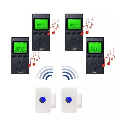 Heyo-Alert Portable Wireless Receiver Pager