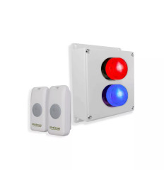 Wireless warehouse & industrial doorbell kit – 800m range, dual silent access with push buttons (Protect 800)