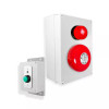 Wireless Warehouse & Industrial Doorbell Kit – Battery Operated Bell & Push Button (PROTECT 800)