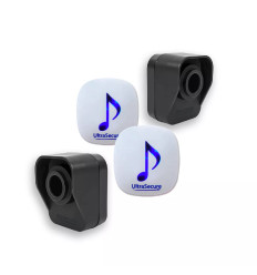 Long range wireless driveway alert (600m) – 2 x battery powered motion detectors with 2 plug-in receivers (DA600+)